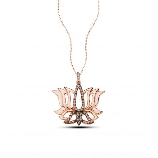 Lotus Çiçeği Kolye