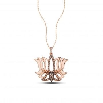 Lotus Çiçeği Kolye