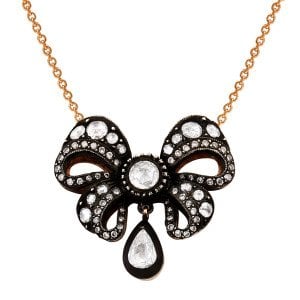 DIAMOND NECKLACE bow EG 10883