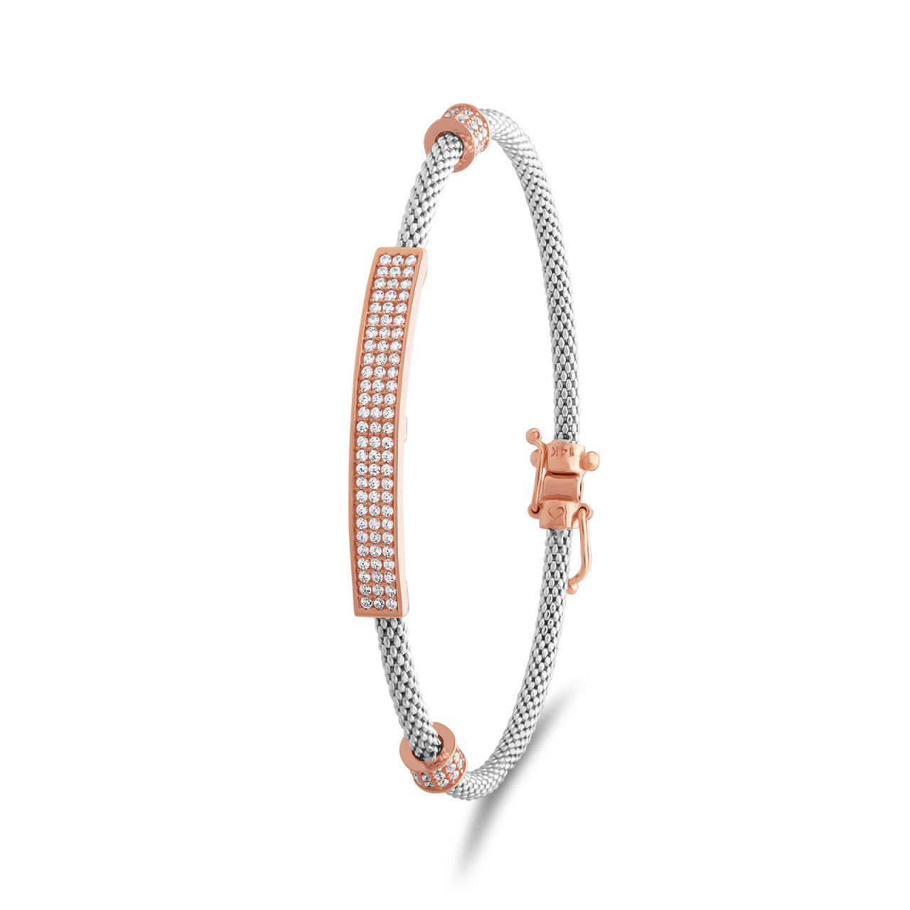 TSBK 182 Altın Kelepçe Beyaz Altın