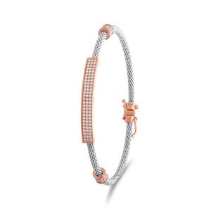 TSBK 182 Altın Kelepçe Beyaz Altın