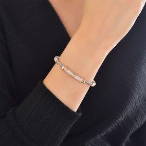 TSBK 477 Altın Kelepçe Beyaz Altın