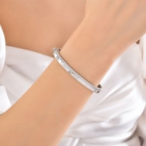 TSBK 82 Altın Kelepçe Beyaz Altın