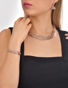 TSM 2211 Altın Kolye Rose Altın