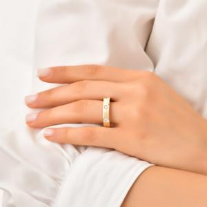 TSY 1129 Altın Yüzük Sarı Altın