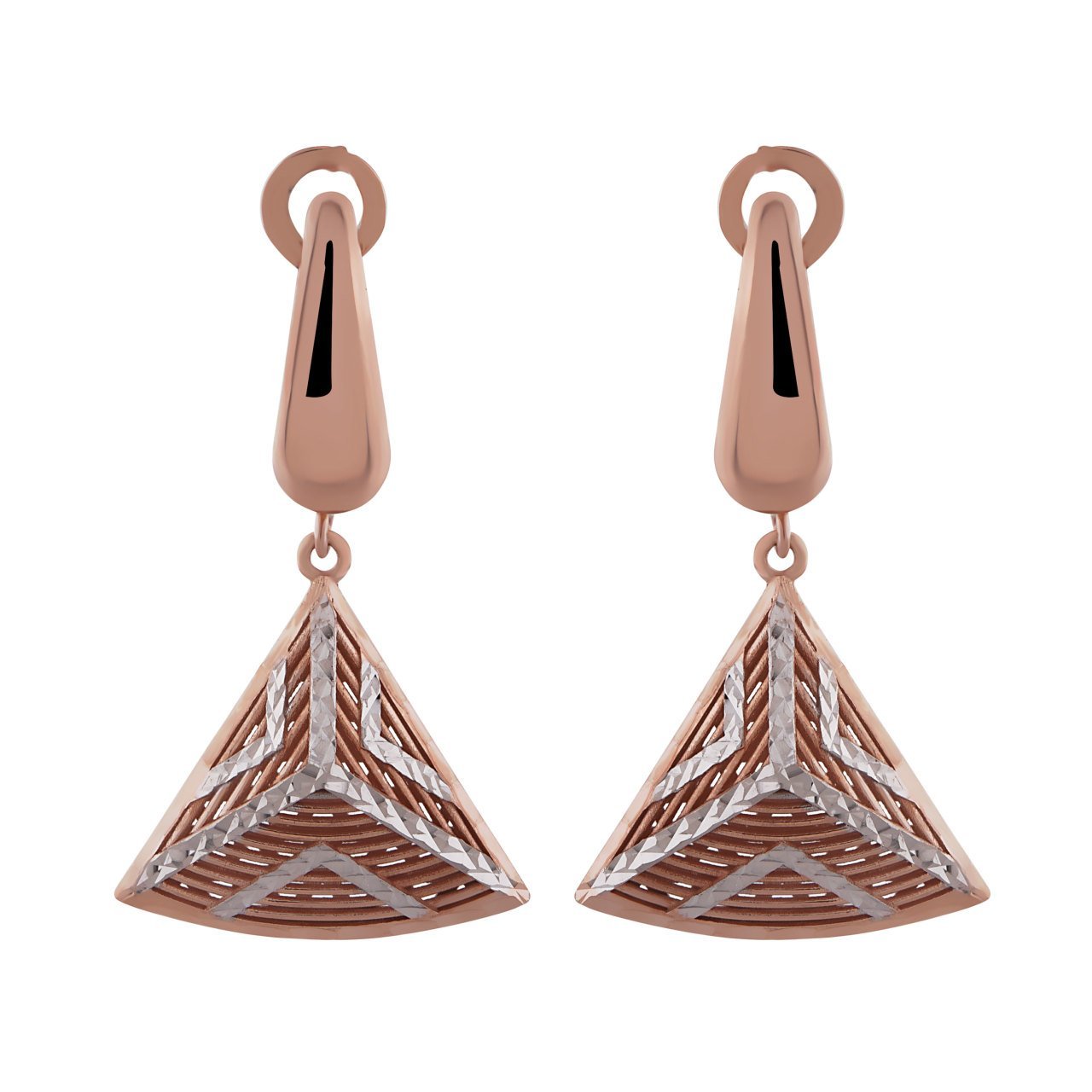 Gold Earrings Rose Gold 4g TSM 2211