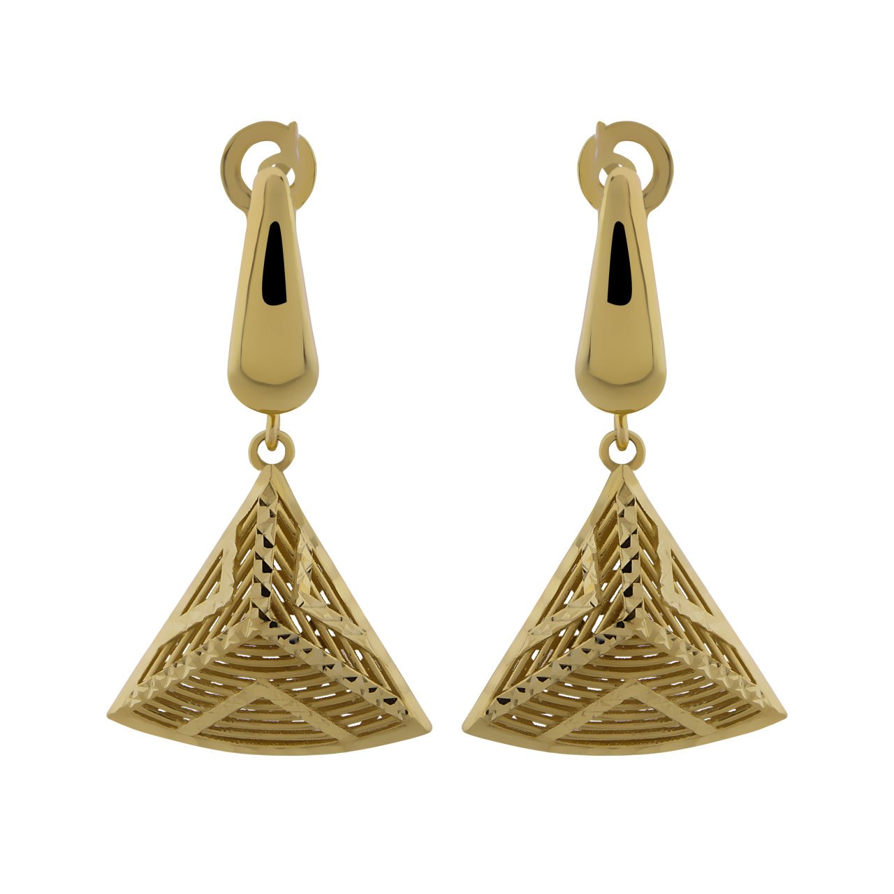 Gold Earrings Yellow Gold 4g TSM 2211