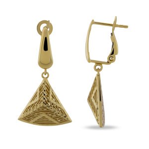 Gold Earrings Yellow Gold 4g TSM 2211