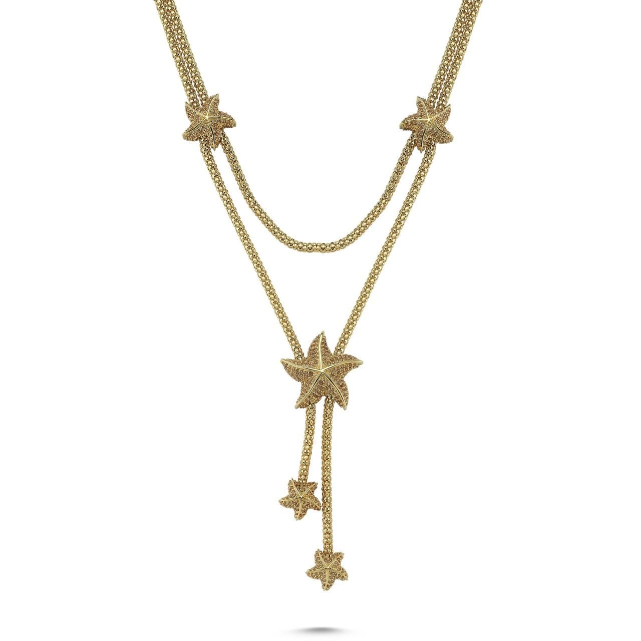 TSM 2214 Altın Kolye Rose Altın