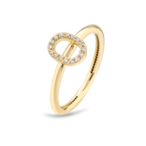 TY 3093 Altın O Harfi Yüzük Sarı Altın